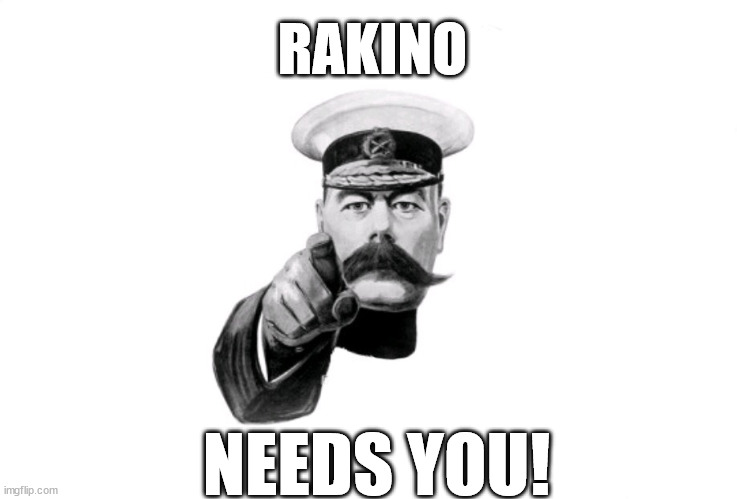 Rakino needs you!